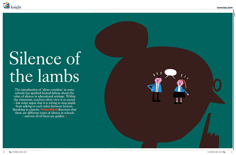 Times Educational Supplement silence quiet study learning school pupil teacher